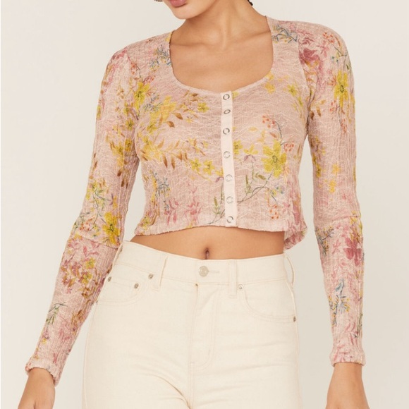 Free People Angelina Lace Top BNWT - Picture 12 of 14
